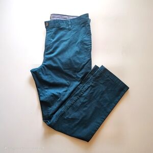 14th & Union Teal Mens Slim Fit Pants